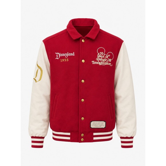 Disney Parks Other - Disney Parks | Our Universe Disneyland Resort Red Varsity Letterman Jacket XS